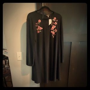 Black long sleeve dress